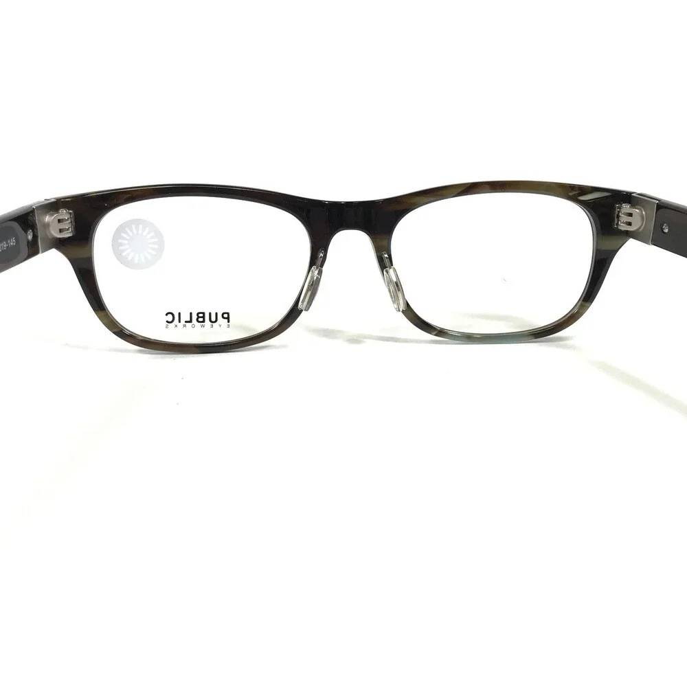 Public Eyeworks Eyeglasses Frames VENTURA-C02 Brown Tortoise 54-19-145